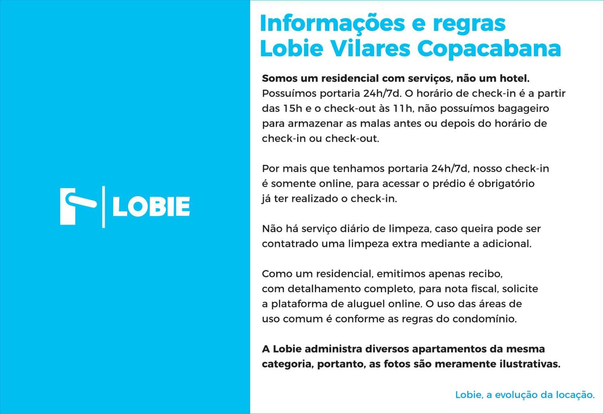 Lobie Vilares Copacabana Apartamento Río de Janeiro